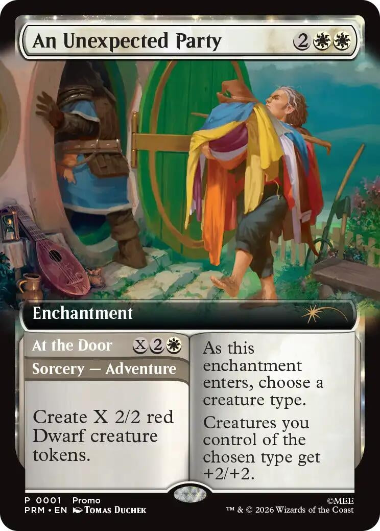 Image for An Unexpected Party (Extended Art) (1) (Unique and Miscellaneous Promos) (UMP) - Magic: The Gathering