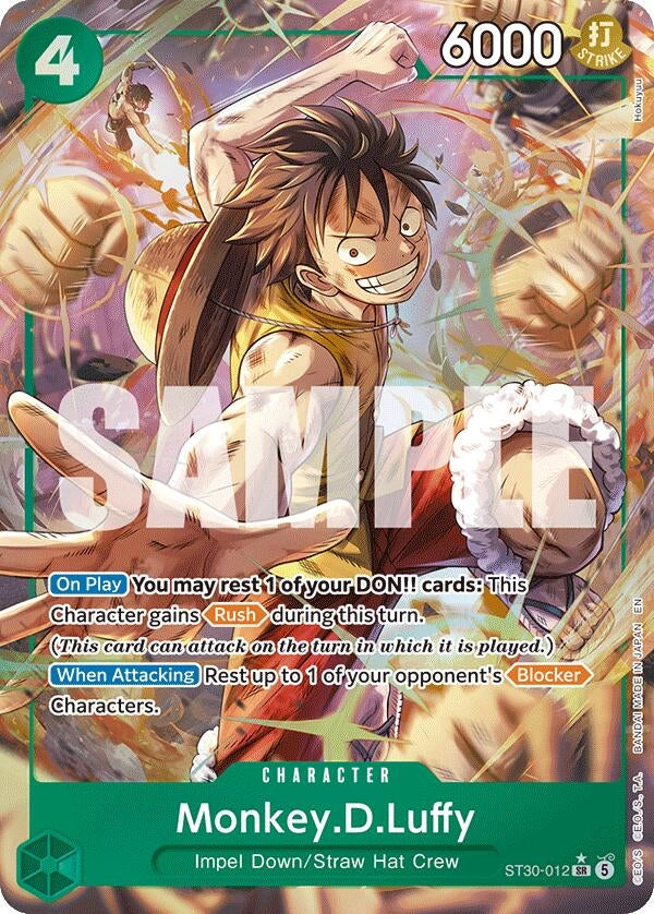 Monkey.D.Luffy (Parallel) (ST30-012) (Foil) (Starter Deck EX: Luffy & Ace)