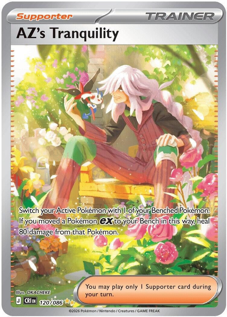 Image for AZ's Tranquility (120/086) (Holofoil) (ME04: Chaos Rising) - Pokemon