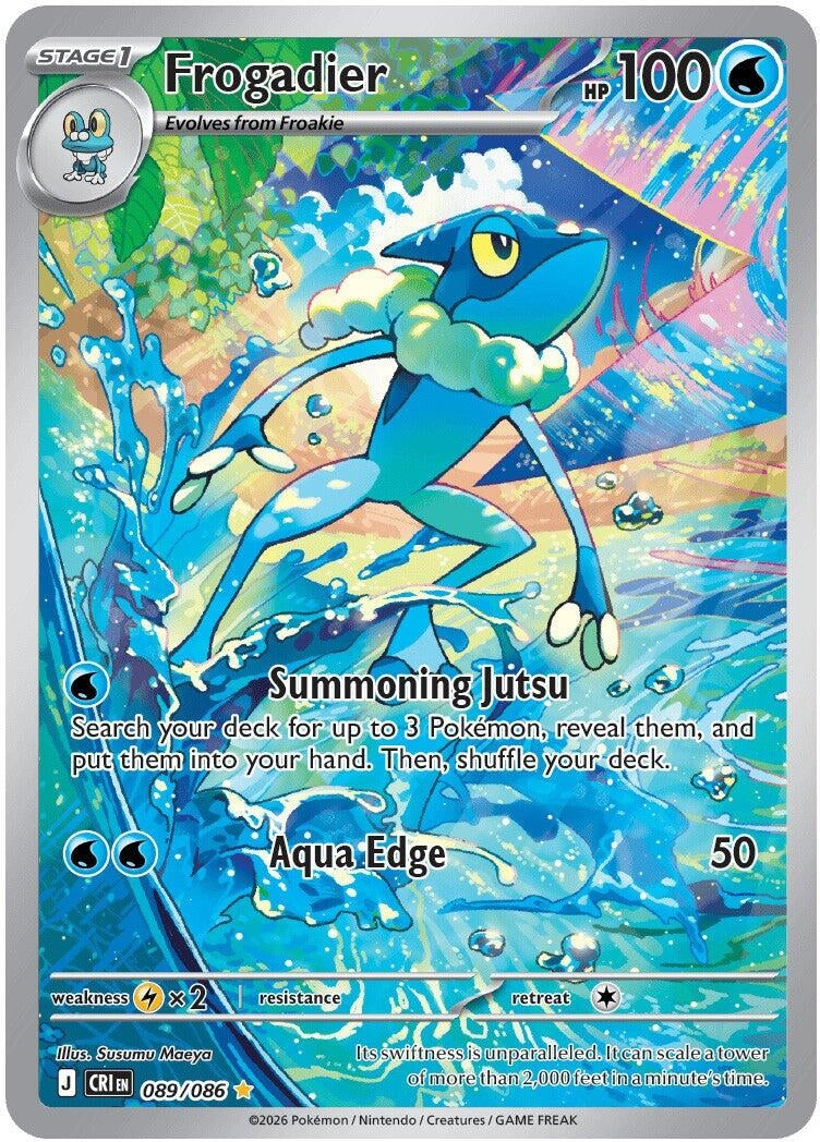 Frogadier (089/086) (Holofoil) (ME04: Chaos Rising)