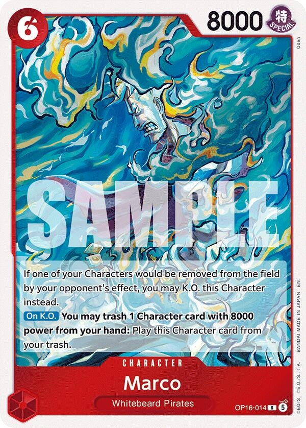 Image for Marco (OP16-014) (Foil) (The Time of Battle) - One Piece Card Game