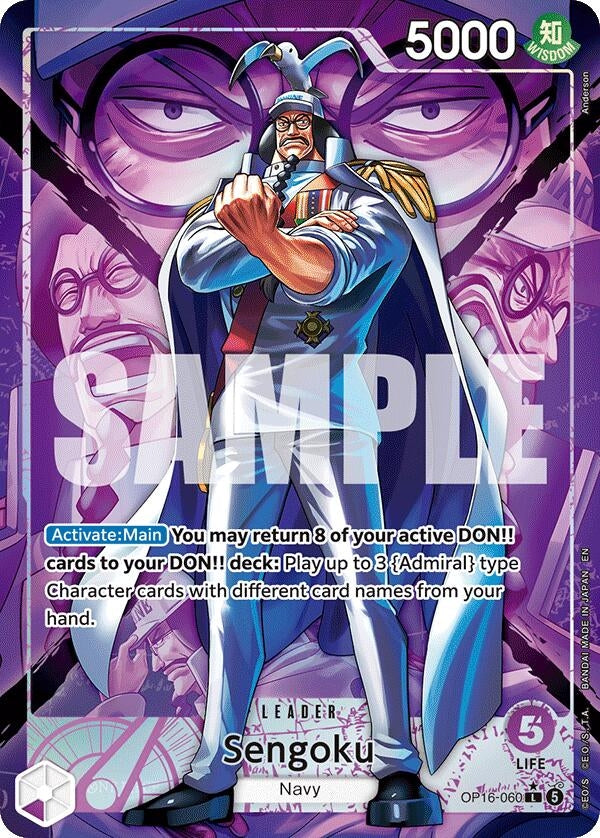 Image for Sengoku (060) (Alternate Art) (OP16-060) (Foil) (The Time of Battle) - One Piece Card Game