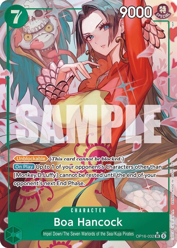 Image for Boa Hancock (Alternate Art) (OP16-032) (Foil) (The Time of Battle) - One Piece Card Game