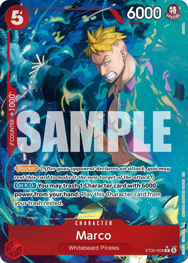 Marco (Full Art) (ST30-008) (Foil) (Starter Deck EX: Luffy & Ace)