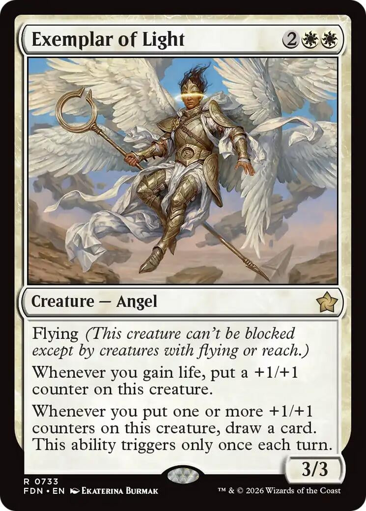 Image for Exemplar of Light (0733) (733) (Foundations) - Magic: The Gathering