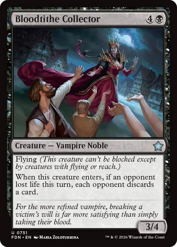 Image for Bloodtithe Collector (0751) (751) (Foundations) - Magic: The Gathering