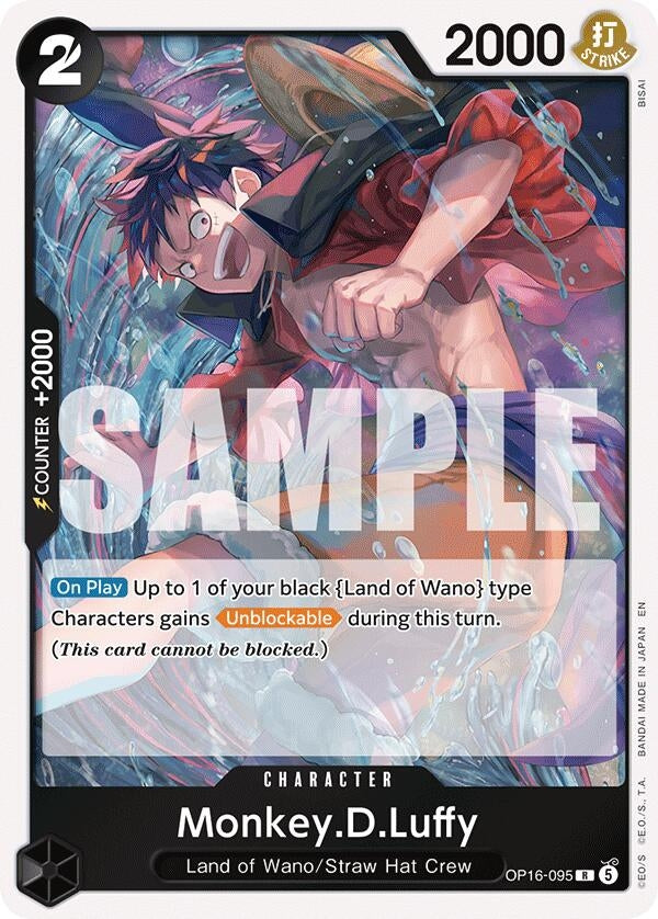 Image for Monkey.D.Luffy (095) (OP16-095) (Foil) (The Time of Battle) - One Piece Card Game