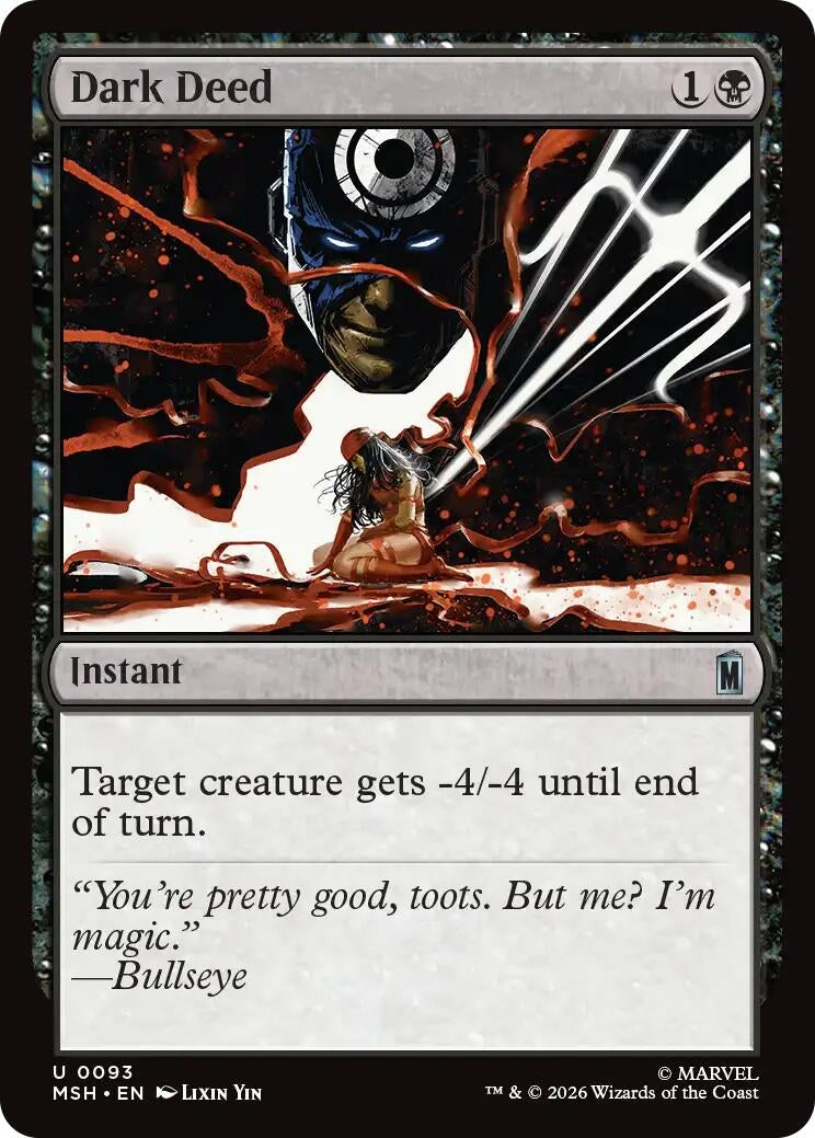 Dark Deed (93) (Foil) (Marvel Super Heroes)