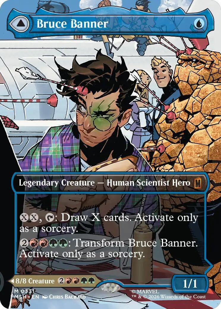 Image for Bruce Banner (Borderless) (0331) (331) (Marvel Super Heroes) (MSH) - Magic: The Gathering