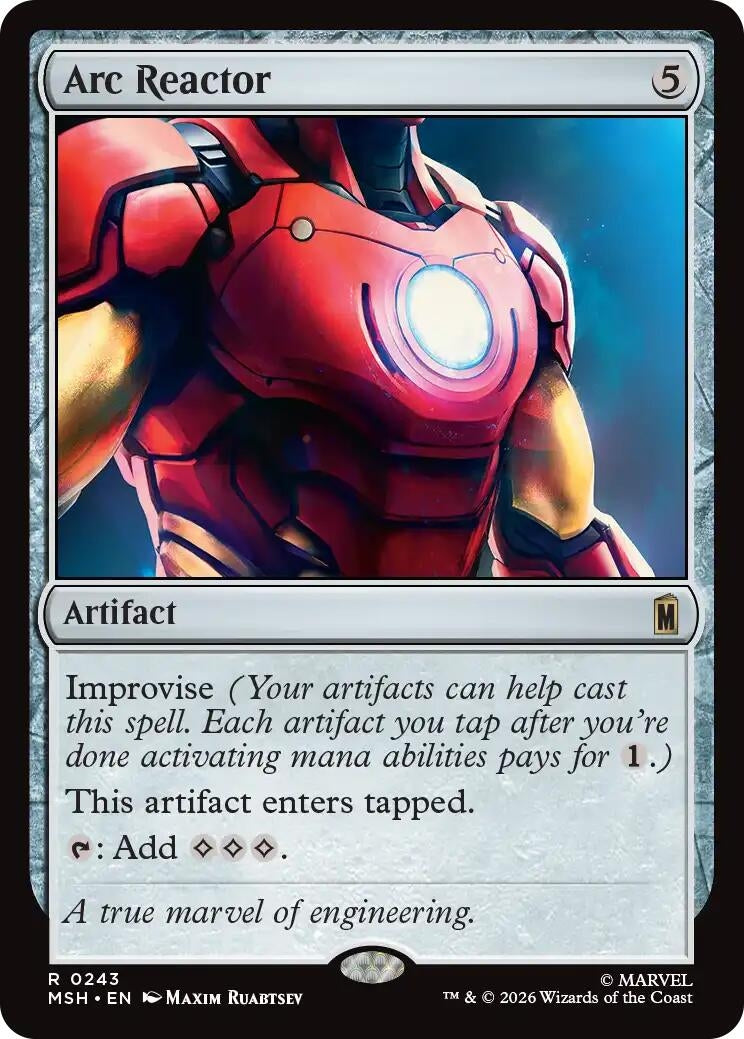 Image for Arc Reactor (243) (Marvel Super Heroes) (MSH) - Magic: The Gathering