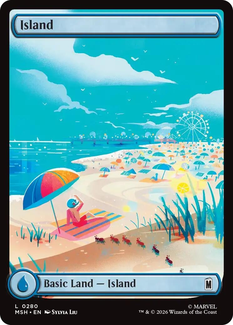 Image for Island (0280) (280) (Foil) (Marvel Super Heroes) (MSH) - Magic: The Gathering