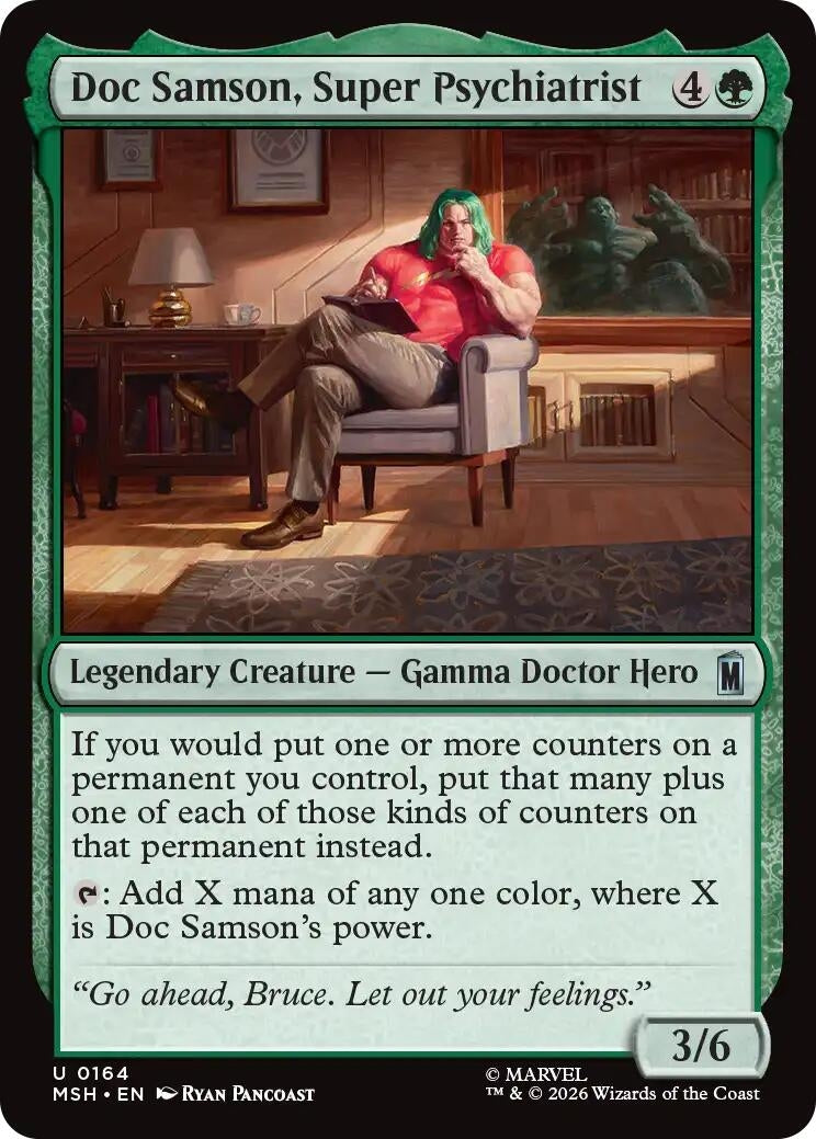 Image for Doc Samson, Super Psychiatrist (164) (Marvel Super Heroes) (MSH) - Magic: The Gathering