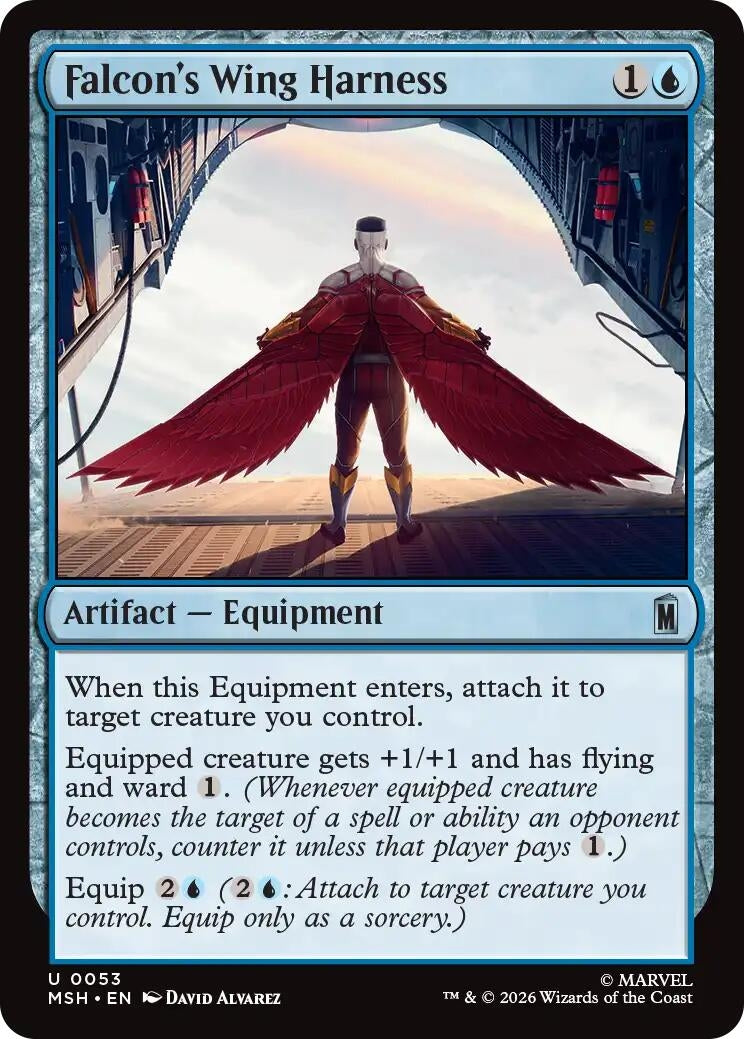 Image for Falcon's Wing Harness (53) (Marvel Super Heroes) (MSH) - Magic: The Gathering
