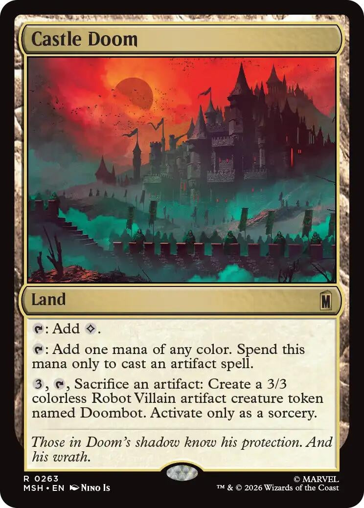 Image for Castle Doom (263) (Foil) (Marvel Super Heroes) (MSH) - Magic: The Gathering