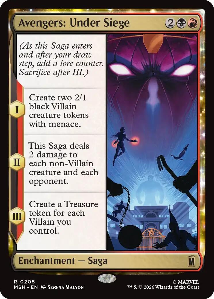 Image for Avengers: Under Siege (205) (Foil) (Marvel Super Heroes) (MSH) - Magic: The Gathering