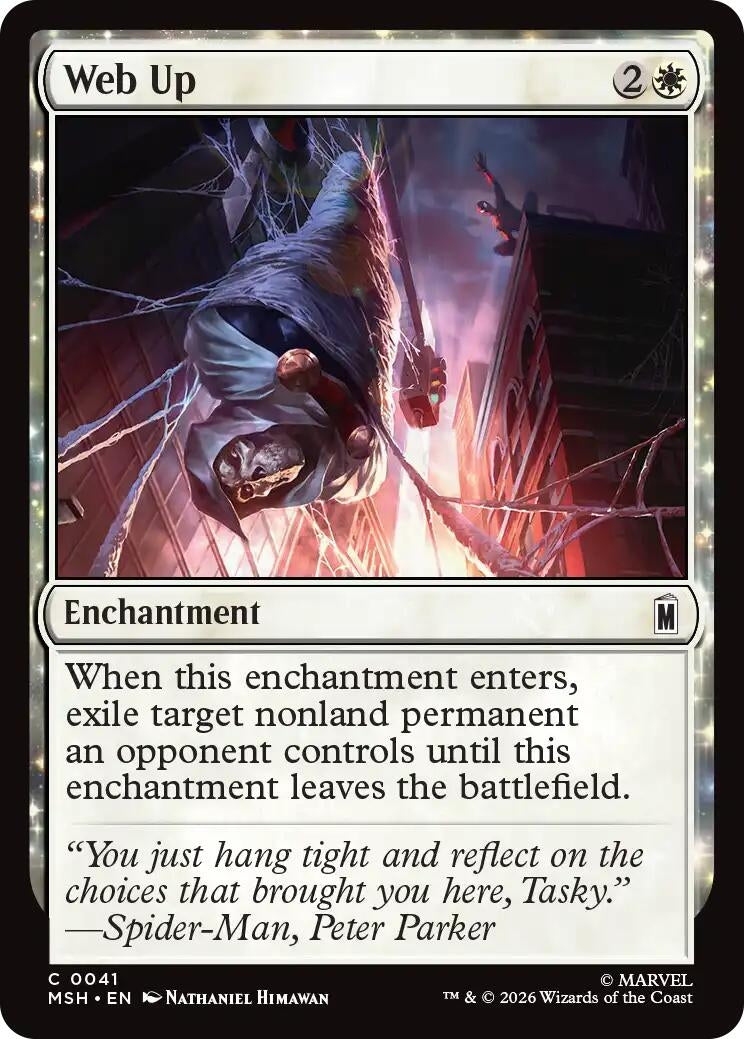 Image for Web Up (41) (Foil) (Marvel Super Heroes) (MSH) - Magic: The Gathering