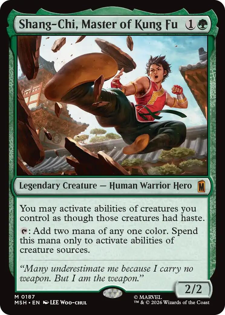 Image for Shang-Chi, Master of Kung Fu (187) (Marvel Super Heroes) (MSH) - Magic: The Gathering