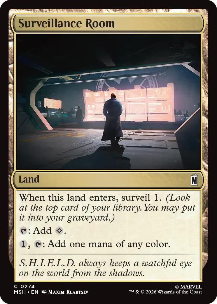 Image for Surveillance Room (274) (Marvel Super Heroes) (MSH) - Magic: The Gathering