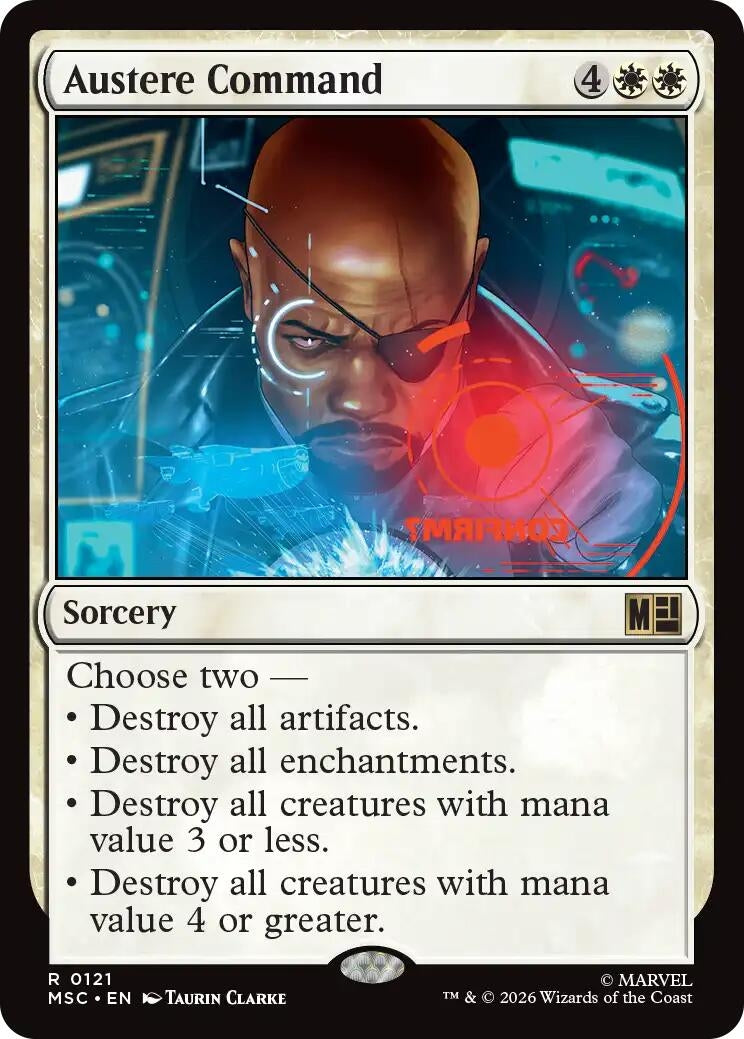Image for Austere Command (121) (Commander: Marvel Super Heroes) (MSC) - Magic: The Gathering