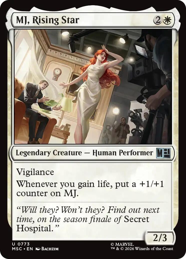 Image for MJ, Rising Star (773) (Commander: Marvel Super Heroes) (MSC) - Magic: The Gathering