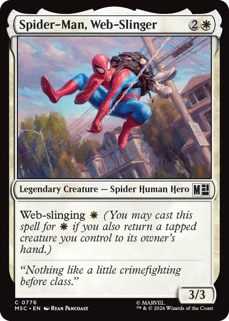 Image for Spider-Man, Web-Slinger (776) (Foil) (Commander: Marvel Super Heroes) (MSC) - Magic: The Gathering