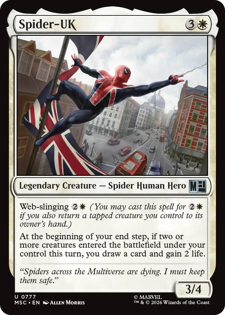 Image for Spider-UK (777) (Commander: Marvel Super Heroes) (MSC) - Magic: The Gathering