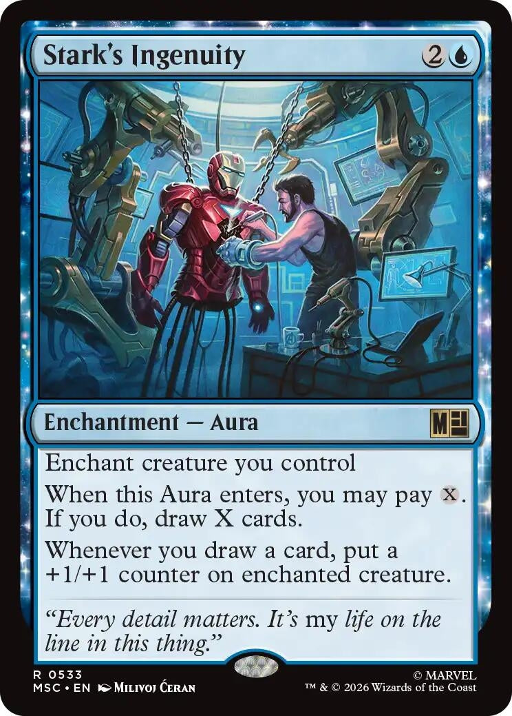 Image for Stark's Ingenuity (533) (Commander: Marvel Super Heroes) (MSC) - Magic: The Gathering