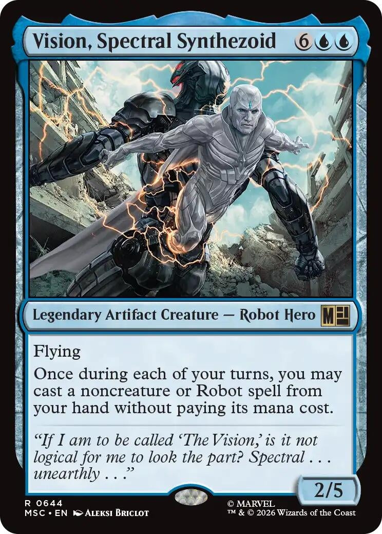 Image for Vision, Spectral Synthezoid (644) (Commander: Marvel Super Heroes) (MSC) - Magic: The Gathering