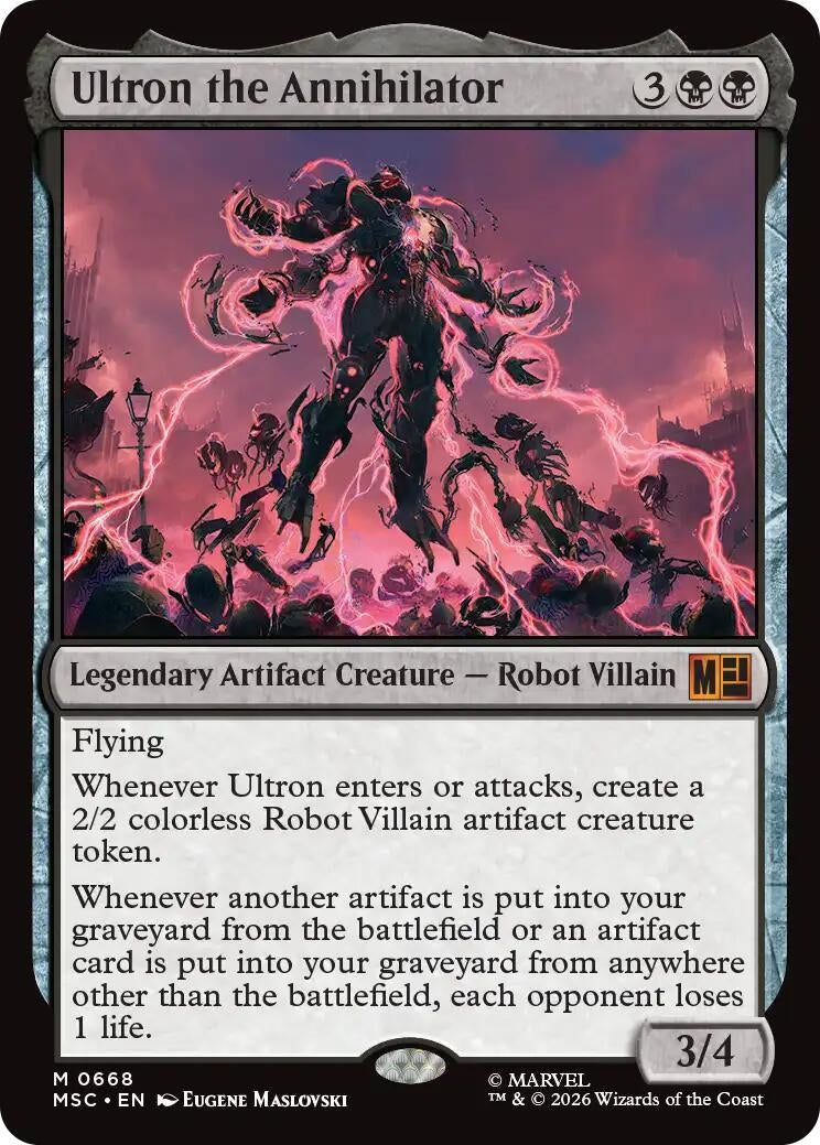 Image for Ultron the Annihilator (668) (Commander: Marvel Super Heroes) (MSC) - Magic: The Gathering