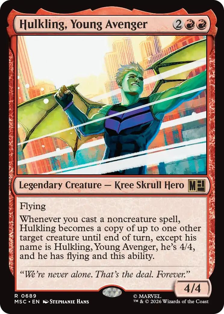 Image for Hulkling, Young Avenger (689) (Commander: Marvel Super Heroes) (MSC) - Magic: The Gathering