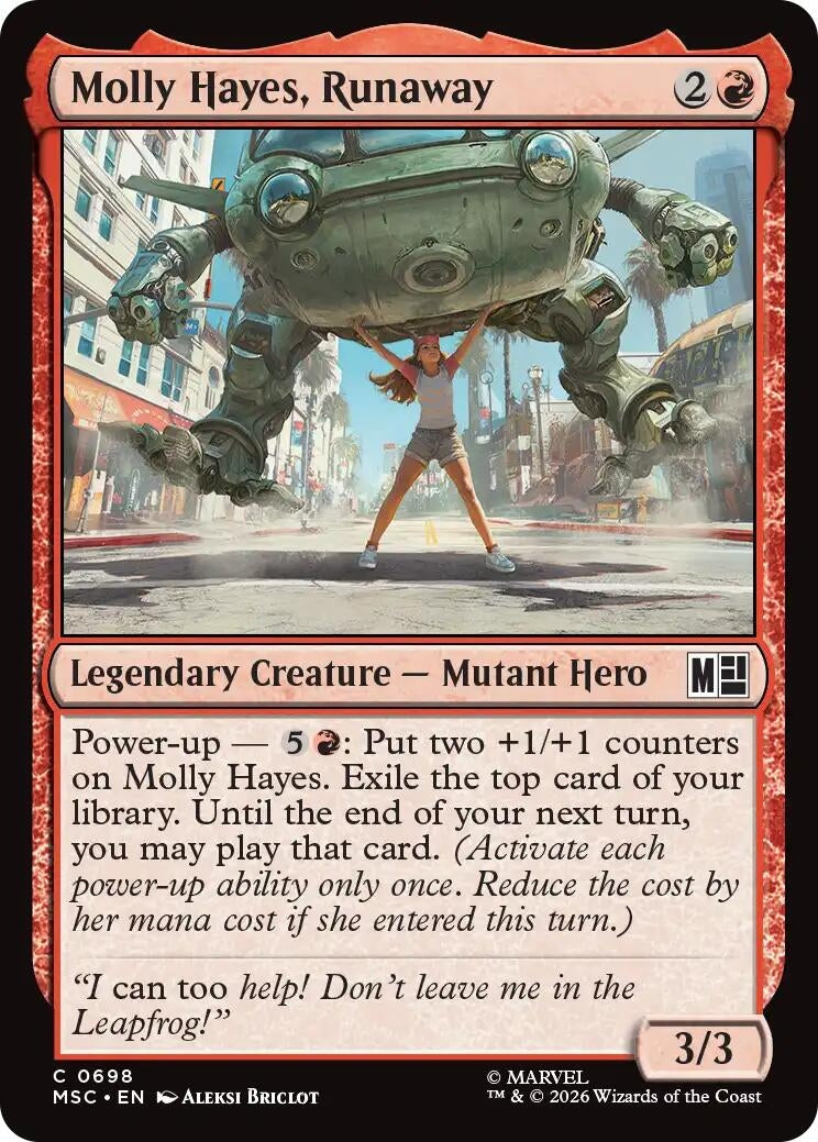 Image for Molly Hayes, Runaway (698) (Commander: Marvel Super Heroes) (MSC) - Magic: The Gathering