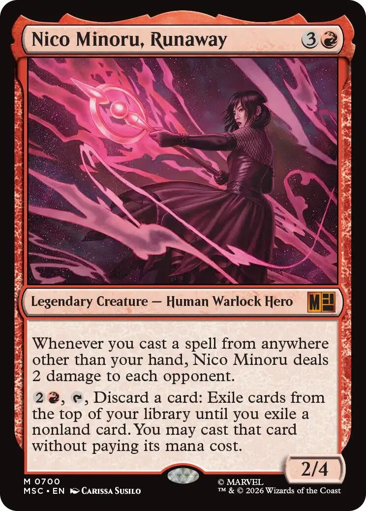 Image for Nico Minoru, Runaway (700) (Foil) (Commander: Marvel Super Heroes) (MSC) - Magic: The Gathering