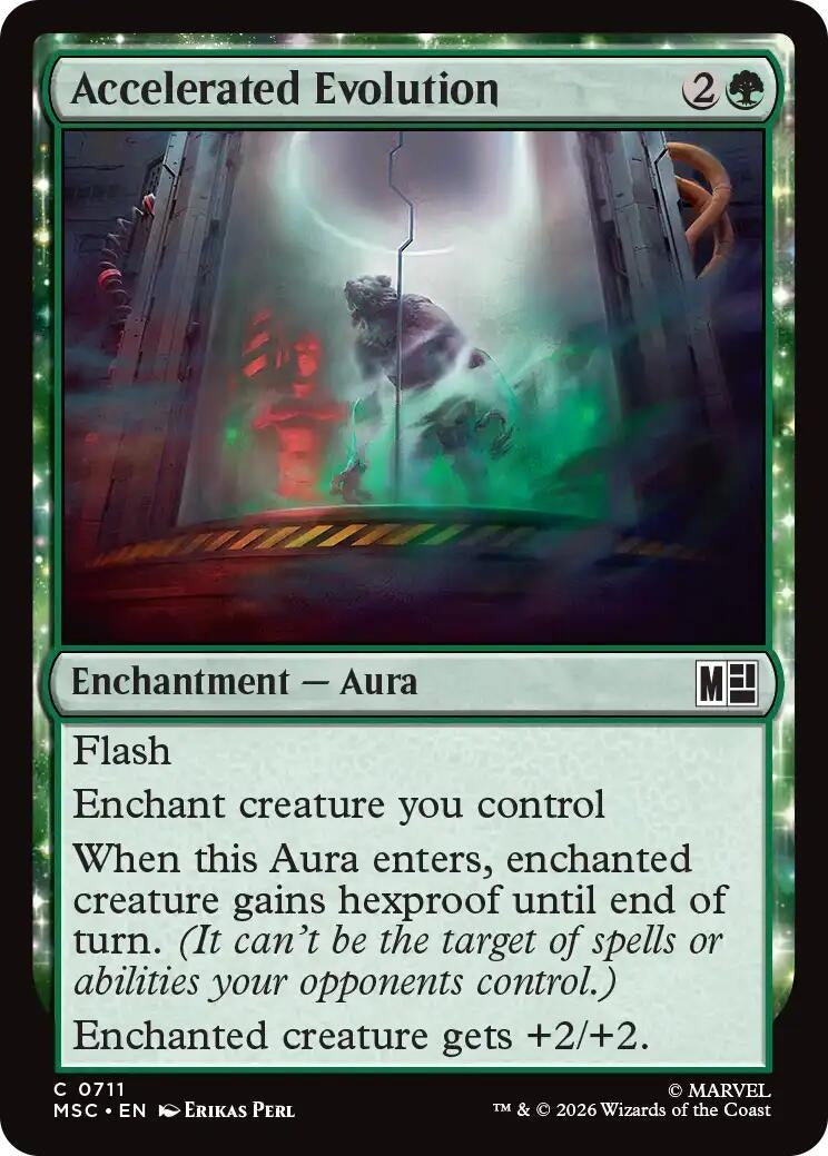 Image for Accelerated Evolution (711) (Commander: Marvel Super Heroes) (MSC) - Magic: The Gathering