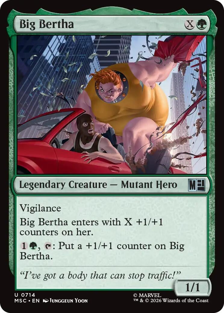 Image for Big Bertha (714) (Foil) (Commander: Marvel Super Heroes) (MSC) - Magic: The Gathering