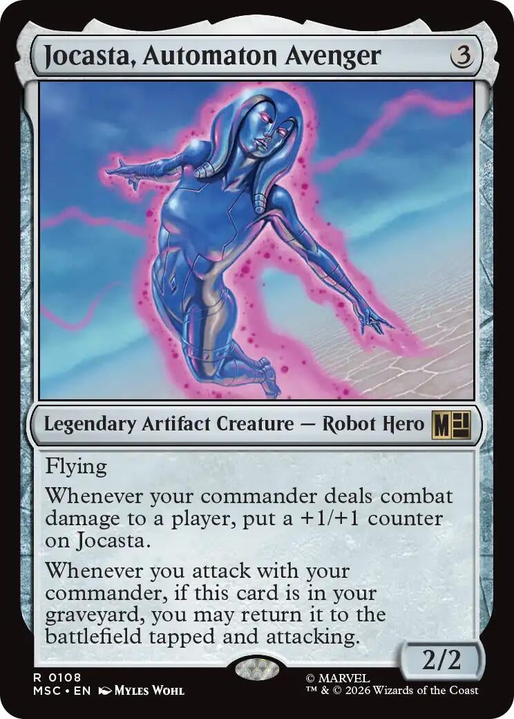 Image for Jocasta, Automaton Avenger (108) (Commander: Marvel Super Heroes) (MSC) - Magic: The Gathering