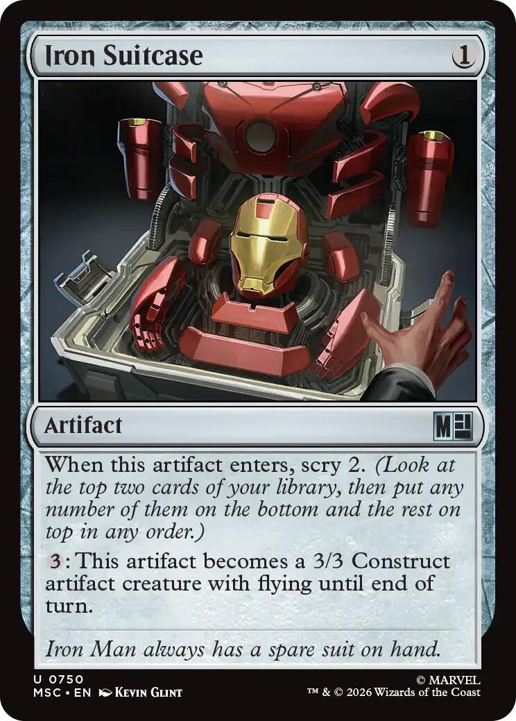 Image for Iron Suitcase (750) (Foil) (Commander: Marvel Super Heroes) (MSC) - Magic: The Gathering