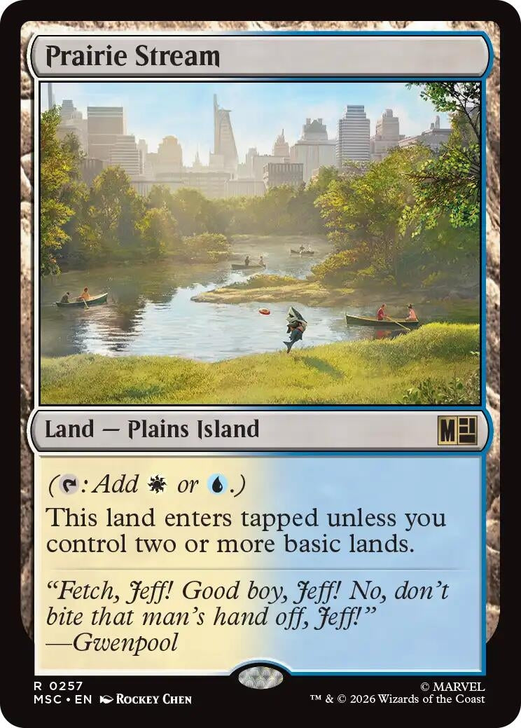 Image for Prairie Stream (257) (Commander: Marvel Super Heroes) (MSC) - Magic: The Gathering