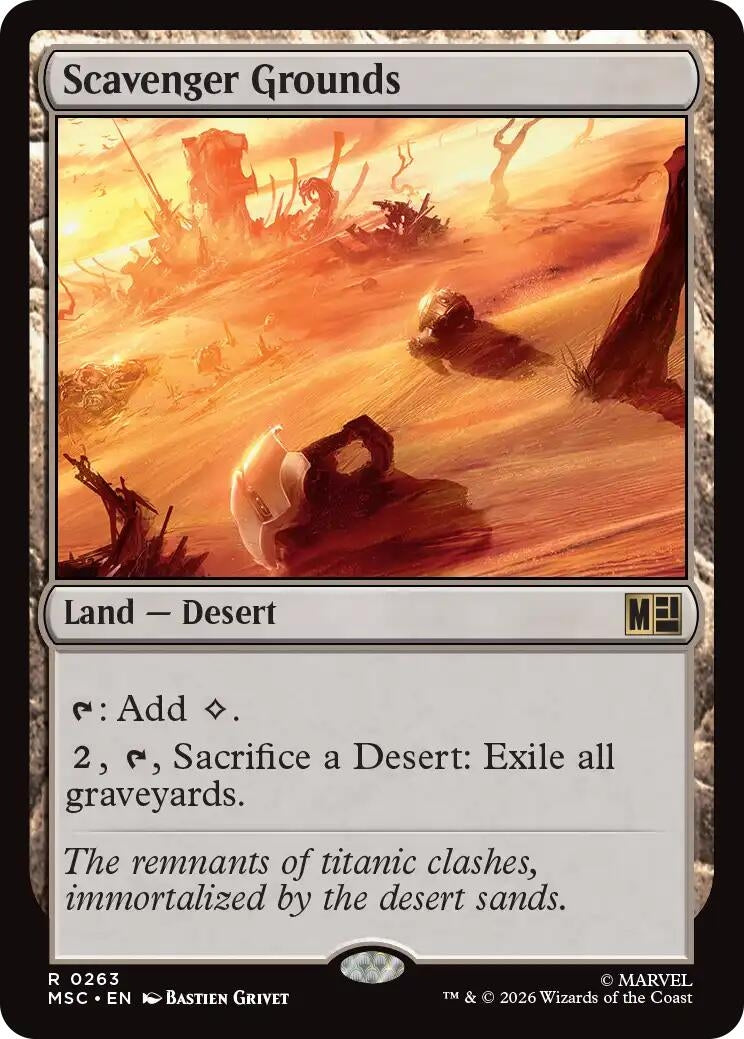 Image for Scavenger Grounds (263) (Commander: Marvel Super Heroes) (MSC) - Magic: The Gathering