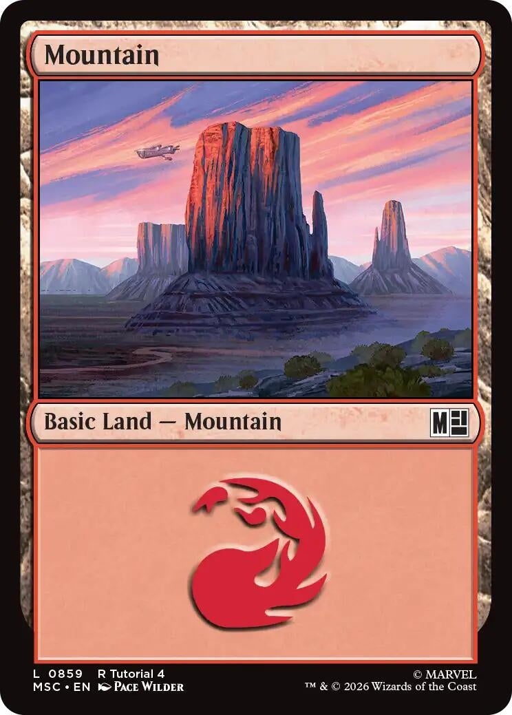 Image for Mountain (0859) (859) (Commander: Marvel Super Heroes) (MSC) - Magic: The Gathering