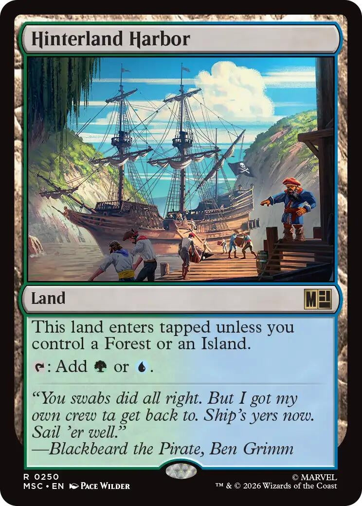 Image for Hinterland Harbor (250) (Commander: Marvel Super Heroes) (MSC) - Magic: The Gathering