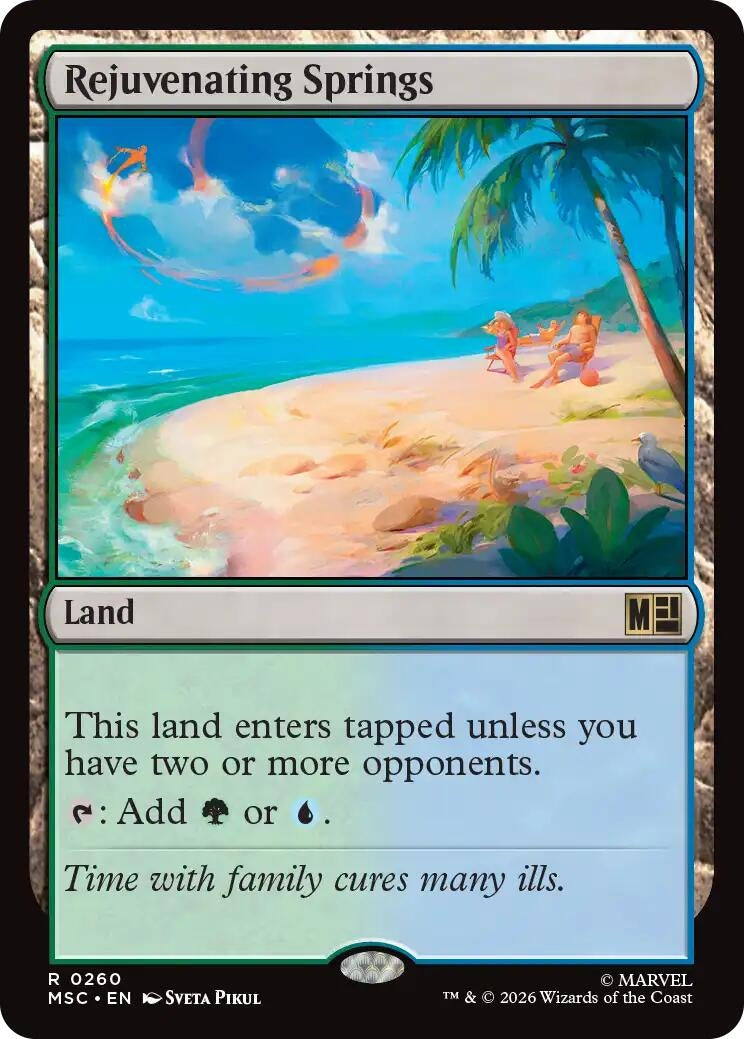 Image for Rejuvenating Springs (260) (Commander: Marvel Super Heroes) (MSC) - Magic: The Gathering