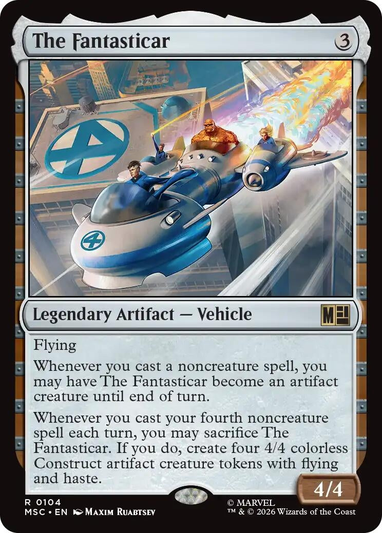 Image for The Fantasticar (104) (Commander: Marvel Super Heroes) (MSC) - Magic: The Gathering
