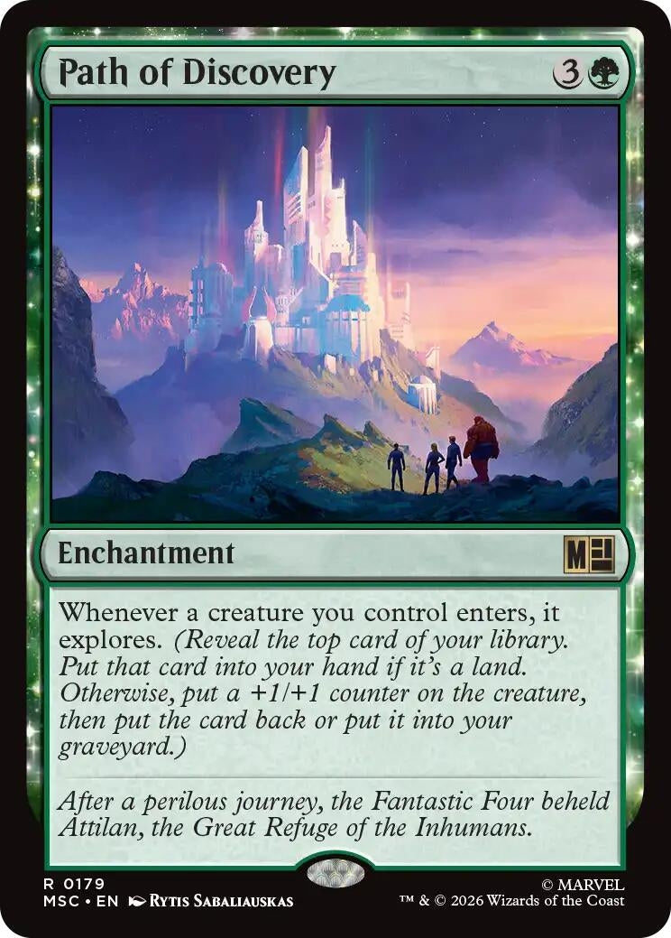 Image for Path of Discovery (179) (Commander: Marvel Super Heroes) (MSC) - Magic: The Gathering