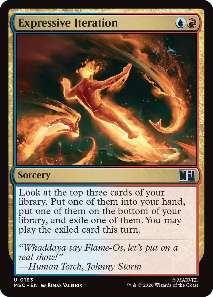 Image for Expressive Iteration (183) (Commander: Marvel Super Heroes) (MSC) - Magic: The Gathering