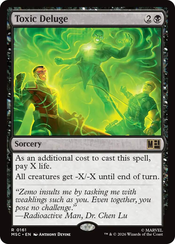 Image for Toxic Deluge (161) (Commander: Marvel Super Heroes) (MSC) - Magic: The Gathering