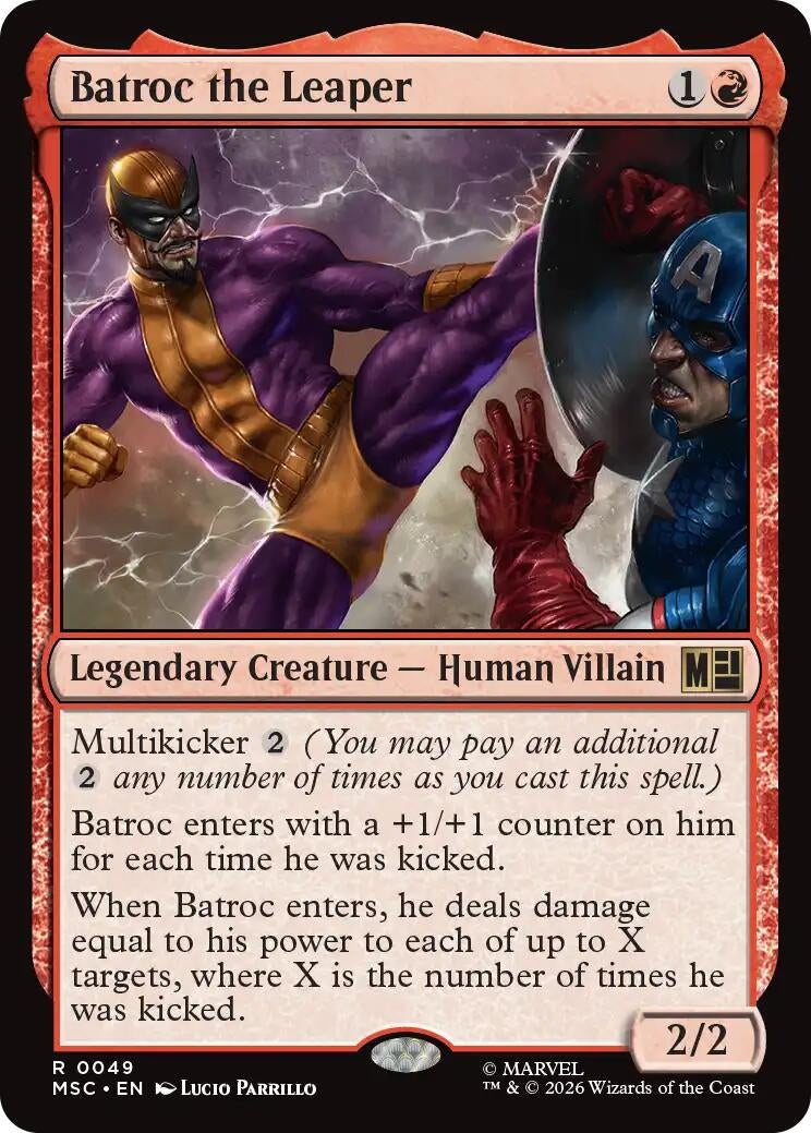 Image for Batroc the Leaper (49) (Commander: Marvel Super Heroes) (MSC) - Magic: The Gathering