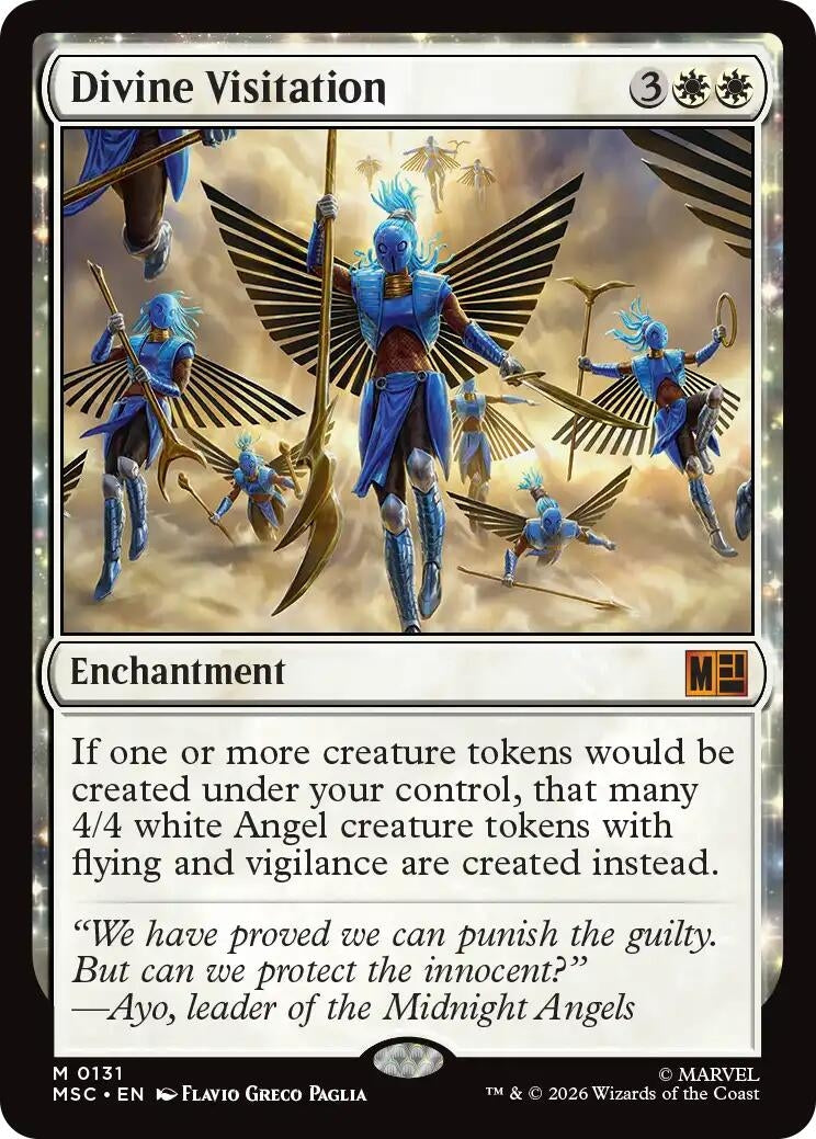 Image for Divine Visitation (131) (Commander: Marvel Super Heroes) (MSC) - Magic: The Gathering