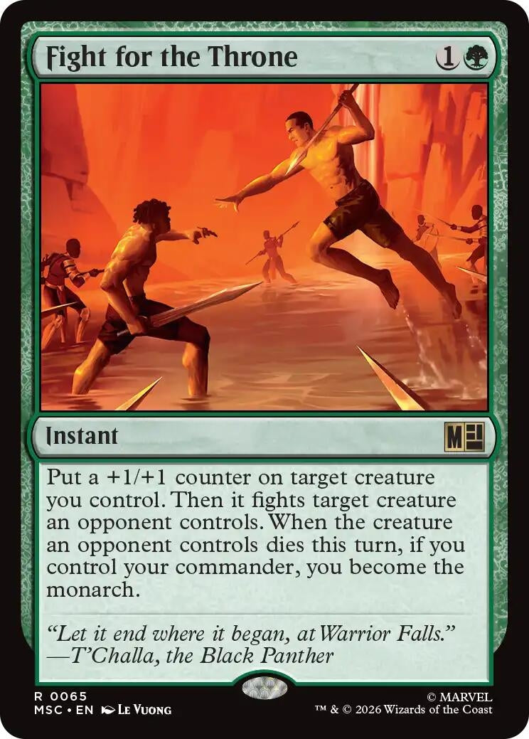 Image for Fight for the Throne (65) (Commander: Marvel Super Heroes) (MSC) - Magic: The Gathering