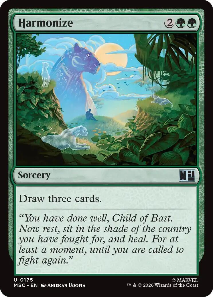 Image for Harmonize (175) (Commander: Marvel Super Heroes) (MSC) - Magic: The Gathering