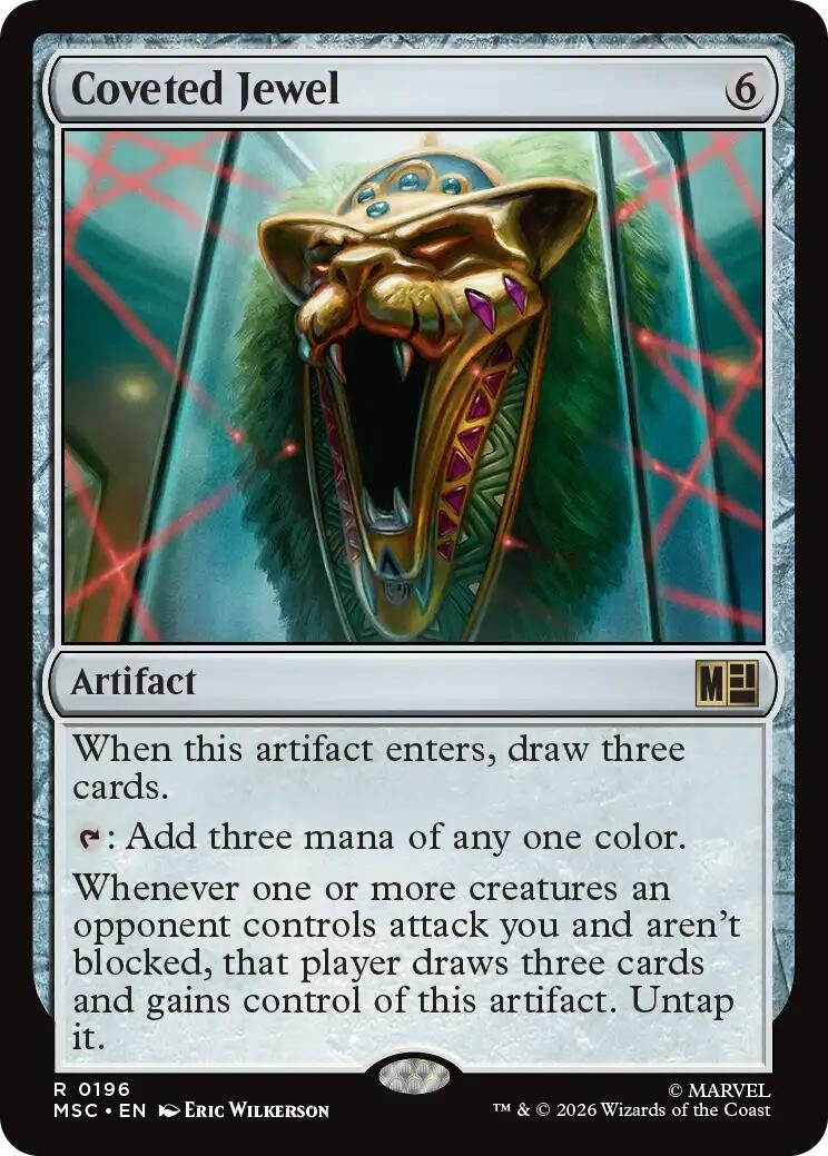 Image for Coveted Jewel (Surge Foil) (196) (Foil) (Commander: Marvel Super Heroes) (MSC) - Magic: The Gathering